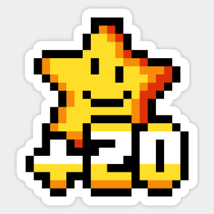 +20 Stars Sprite Sticker